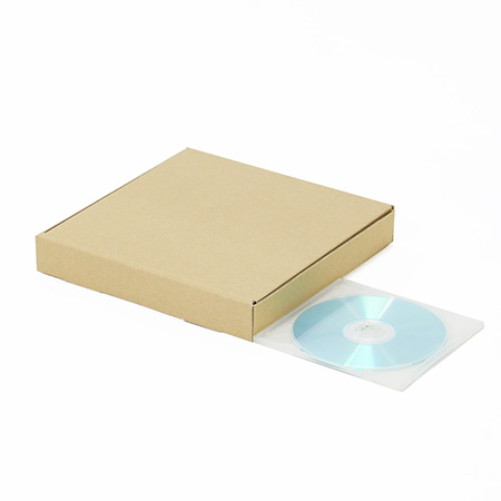 【正方形20cm角】EPレコード用 小型ダンボール箱