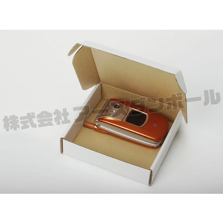 茶托梱包用ダンボール箱 | 115×115×28mmでN式額縁タイプの箱