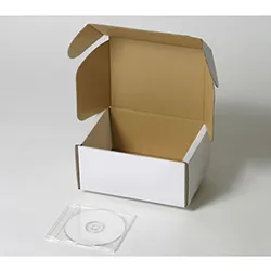 キムチ梱包用ダンボール箱 | 205×152×103mmでN式額縁タイプの箱