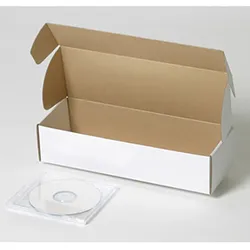 ケーブル収納ケース梱包用ダンボール箱 | 305×107×70mmでN式額縁タイプの箱