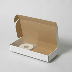 聴診器梱包用ダンボール箱 | 352×177×55mmでN式額縁タイプの箱