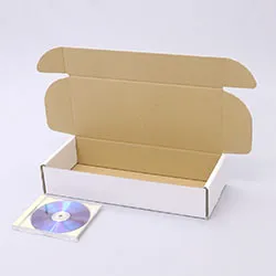 ファスナーファイルケース(A4)梱包用ダンボール箱 | 343×143×66mmでN式額縁タイプの箱