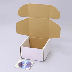 プラントポット梱包用ダンボール箱 | 205×199×129mmでN式額縁タイプの箱