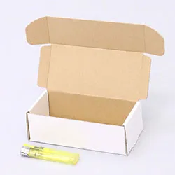 サドルバッグ梱包用ダンボール箱 | 140×65×45mmでN式額縁タイプの箱