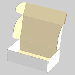 ポリ手袋ケース梱包用ダンボール箱 | 283×160×81mmでN式額縁タイプの箱