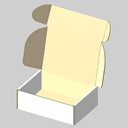 トートバッグ梱包用ダンボール箱 | 260×190×90mmでN式額縁タイプの箱