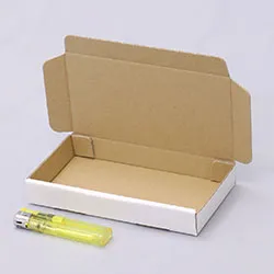 キッチンバサミ梱包用ダンボール箱 | 150×80×20mmでN式簡易タイプの箱