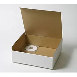 ジーンズ・デニム梱包用ダンボール箱 | 370×330×110mmでN式差込タイプの箱