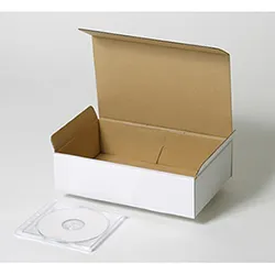 ポータブルスピーカー梱包用ダンボール箱 | 260×157×70mmでN式差込タイプの箱