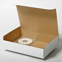 角形2号封筒(角2封筒)梱包用ダンボール箱 | 340×240×70mmでN式差込タイプの箱