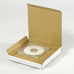 記録タイマー用の記録テープ梱包用ダンボール箱 | 212×207×22mmでN式差込タイプの箱