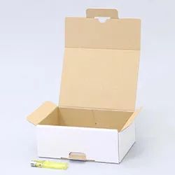 パーツケース梱包用ダンボール箱 | 188×131×73mmでN式差込タイプの箱