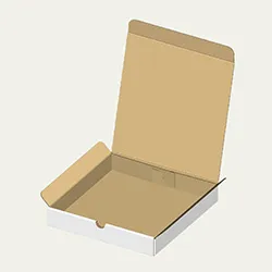 満月皿（7寸）梱包用ダンボール箱 | 223×223×34mmでN式差込タイプの箱