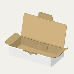 カッターケース梱包用ダンボール箱 | 223×98×42mmでN式差込タイプの箱