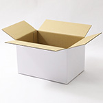 A5サイズの用紙やファイルが入る、宅配60サイズぴったりの箱(表面白色) 1