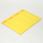 通販の商品発送に便利。B4サイズが入る黄色いクッション封筒 1
