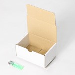 バーコードスキャナー梱包用ダンボール箱 | 150×100×75mmでN式額縁タイプの箱 1