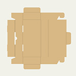 カッターケース梱包用ダンボール箱 | 223×98×42mmでN式差込タイプの箱 2