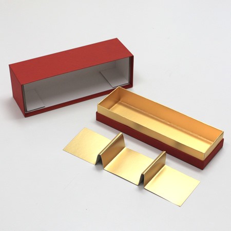 ジャム瓶用かぶせ蓋型贈り物箱ベリーレッド-Lサイズ-3