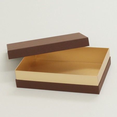 かぶせ蓋型洋菓子化粧箱(ガレット・シフォンケーキ他)-Mサイズマロン-2