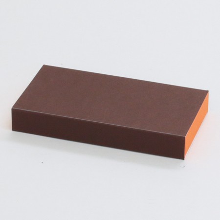 オランジェット・生チョコギフト用橙色の仕切り付きパッケージ 