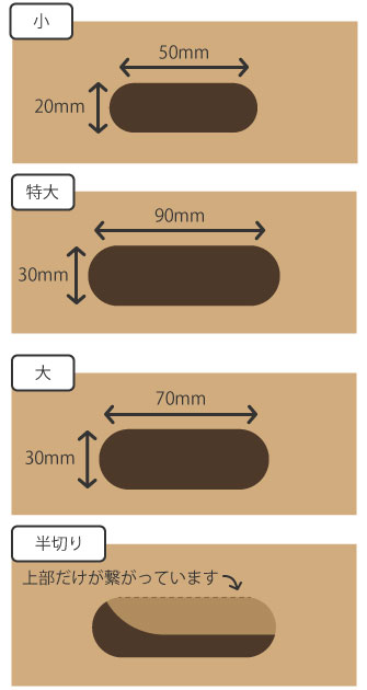 手穴付きダンボール箱