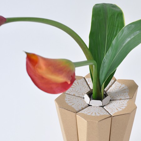 エコ花瓶(ヘキサ)-2