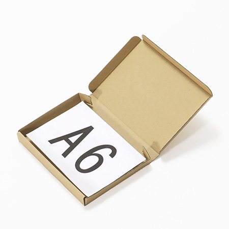 【A6/厚み2cm】定形外郵便(規格内)や飛脚メール便対応の箱。ポスト投函で郵送可能　10 枚