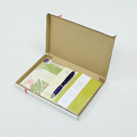 リボン柄メール便ダンボール箱【A5サイズ】-6