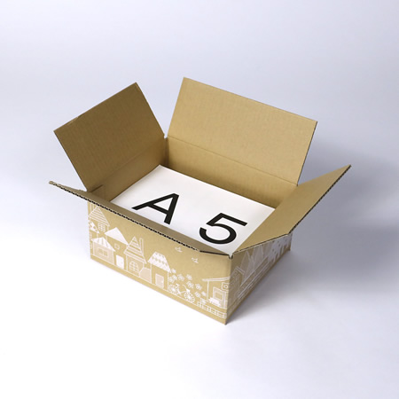 【宅配50サイズ】デザインダンボール箱(タウンビュー)-3