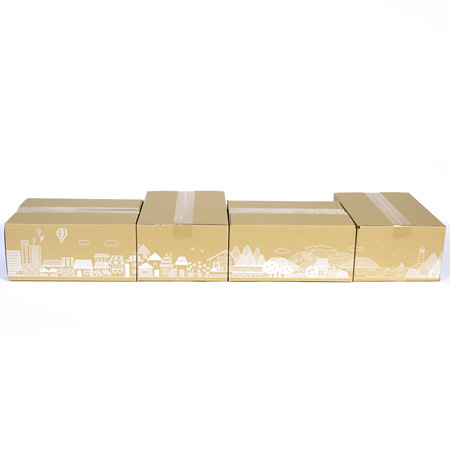 【宅配80サイズ】デザインダンボール箱(タウンビュー)-4