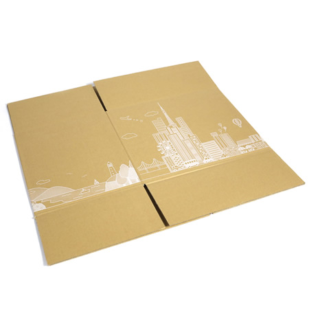 【宅配100サイズ】デザインダンボール箱(タウンビュー)-6