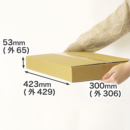 宅配80サイズ】A3用紙がピッタリ入る、宅配80サイズ対応のA式(みかん箱