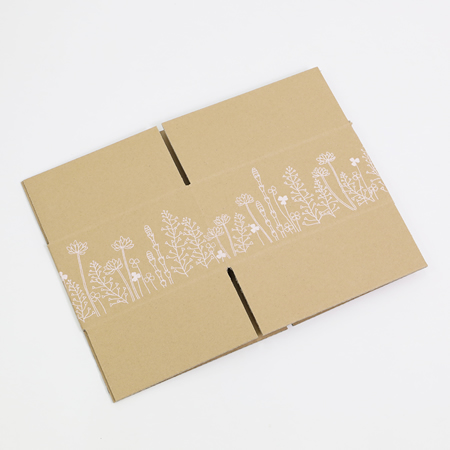【宅配50サイズ】デザインダンボール箱(花さんぽ)-5