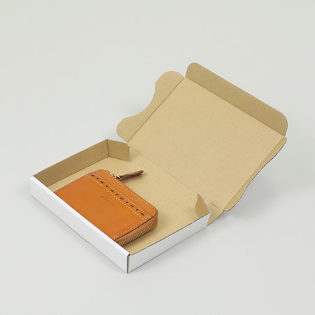 【定形外郵便/ハガキサイズ】小型ダンボール箱(白)-5