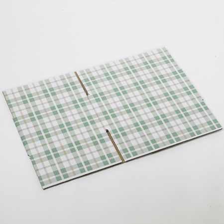 デザインダンボール箱【宅配60】ミラプリ・Lot003(チェック柄・グリーン)-5