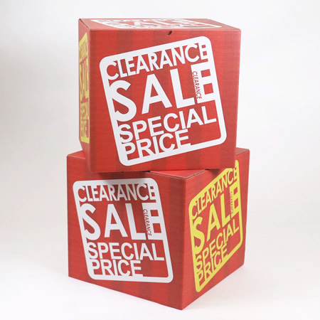 ディスプレイ用クリアランスセールBOX-4