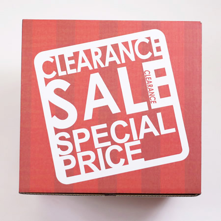 ディスプレイ用クリアランスセールBOX-5