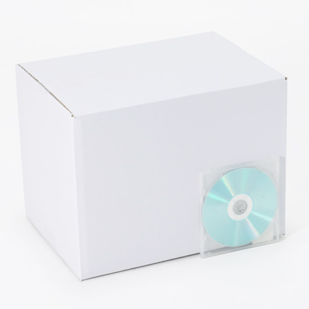 【宅配80サイズ】白ダンボール箱(A4サイズ対応)-5