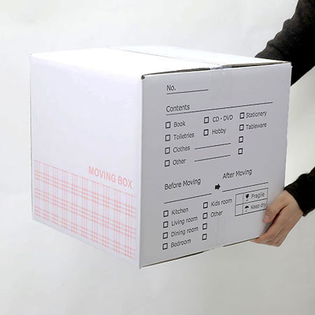 【宅配100】引越し用 ムービング ボックス(白・印刷付き)-3