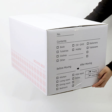 【宅配120】引越し用 ムービング ボックス(白・印刷付き)-3