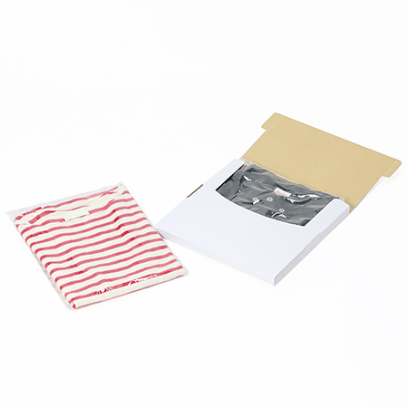 【正方形/厚さ2cm/表面白】定番ダンボール箱 24cm角-3