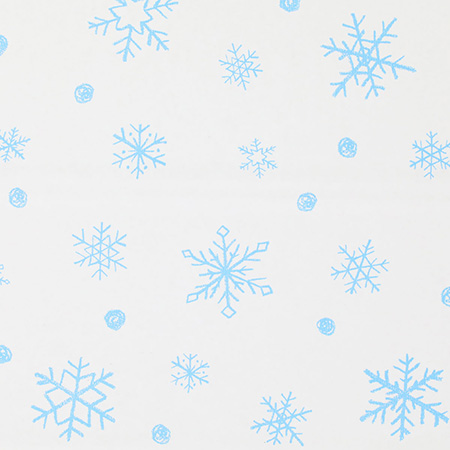 【宅配60サイズ】 デザインダンボール箱(雪の結晶・白×水色)-8