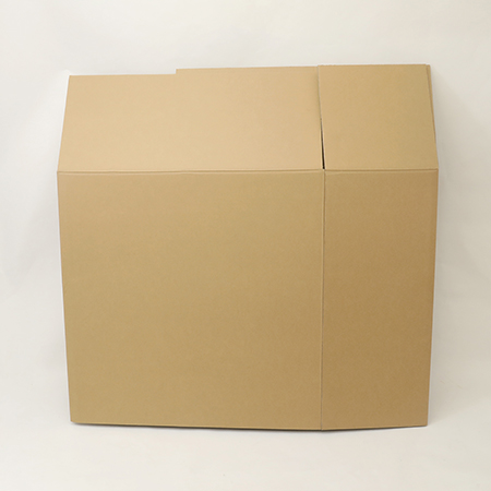 【Sサイズ/長辺700mm】展示台・作業台 クラフト色(700×300×700)-3