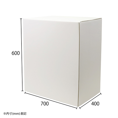 【Mサイズ/長辺600mm】展示台・作業台 ホワイト(600×400×700)-2