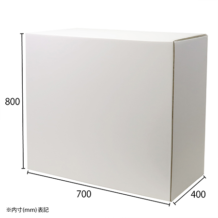 【Mサイズ/長辺800mm】展示台・作業台 ホワイト(800×400×700)-2