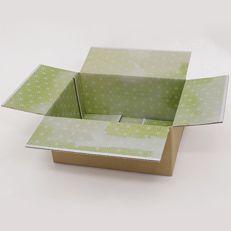 【宅配60サイズ】内側デザイン箱 花かすみ・若草-2