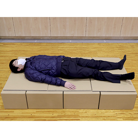 簡易ダンボールベッド-3