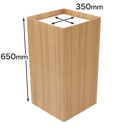 ダンボール什器(木目)-2