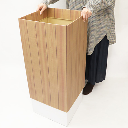 ダンボール什器(木目)-8